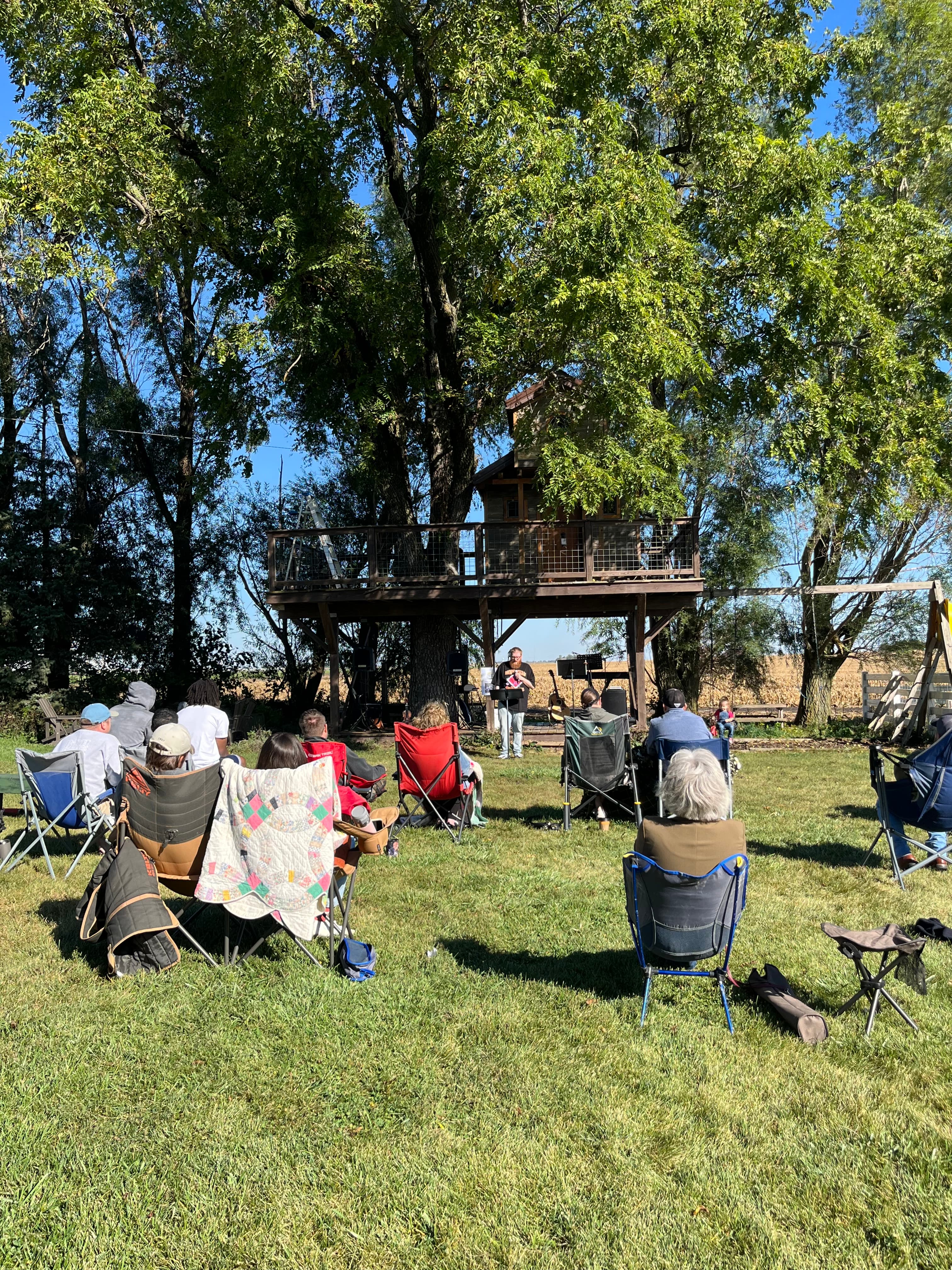 A Church For Pastors outdoor gathering.
